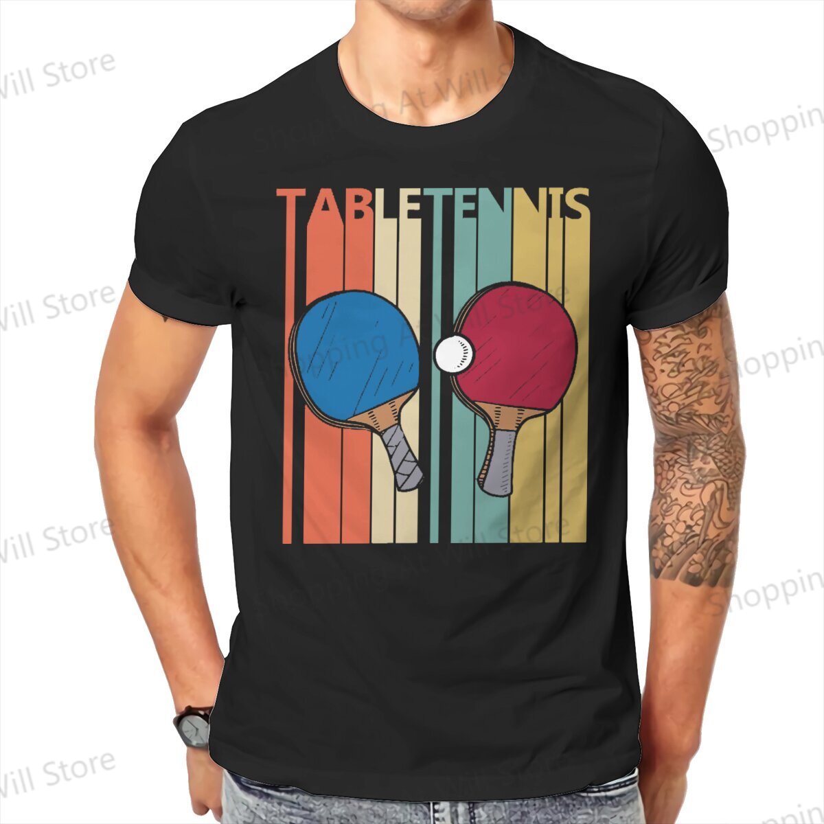 Table Tennis Shorts - Summer men's and women's casual T-shirts