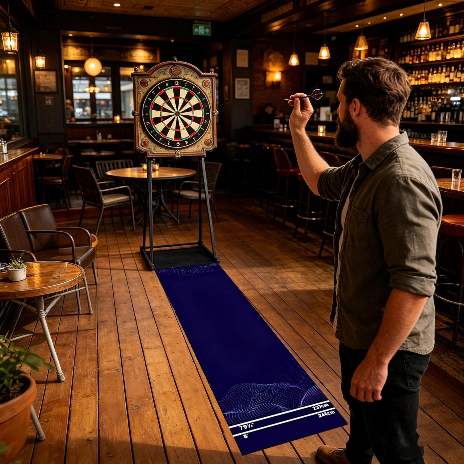 Protective Dart Rug Mat Dart B - Throw Distance Board 评论和价格