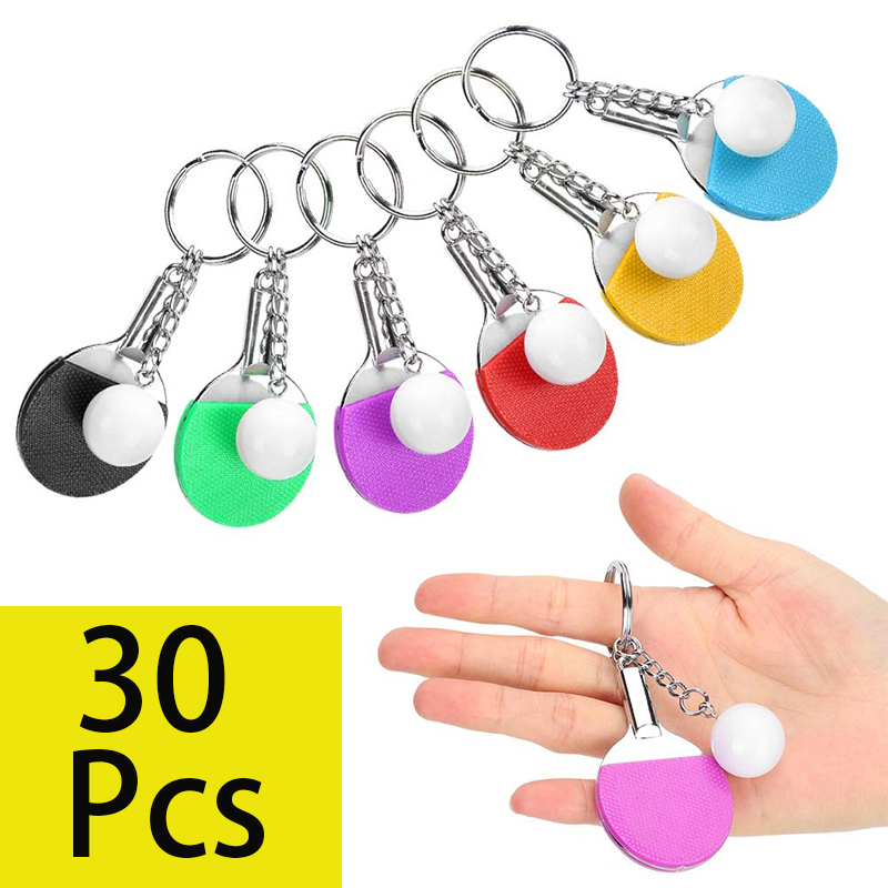30Pcs Mini Table Tennis Racket - Table Tennis Umpire 评论和价格