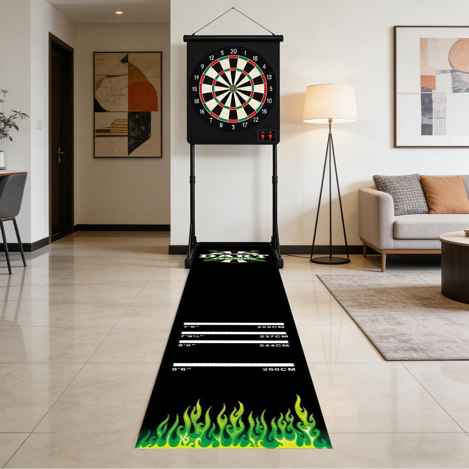 new Darts Mat Non-slip Protect - Throw Distance Board 评论和价格
